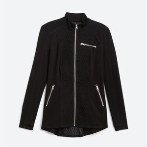 Liverpool Black Quilt Detail Jacket